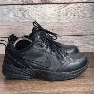 Pre Owned Nike Air Monarch IV training shoe Size 12 All Black